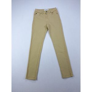 KanCan Denim Jeans Womans 5 Gia High Rise Super‎ Skinny Beige Straight Leg